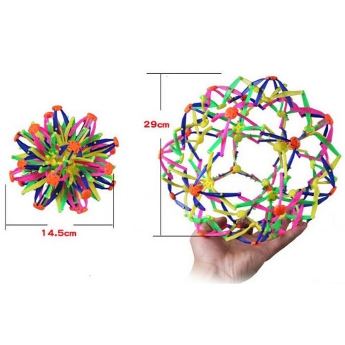 expanding plastic ball